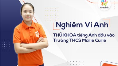 LỘ DIỆN TÂN THỦ KHOA TIẾNG ANH ĐẦU VÀO TRƯỜNG THCS MARIE CURIE NĂM 2020